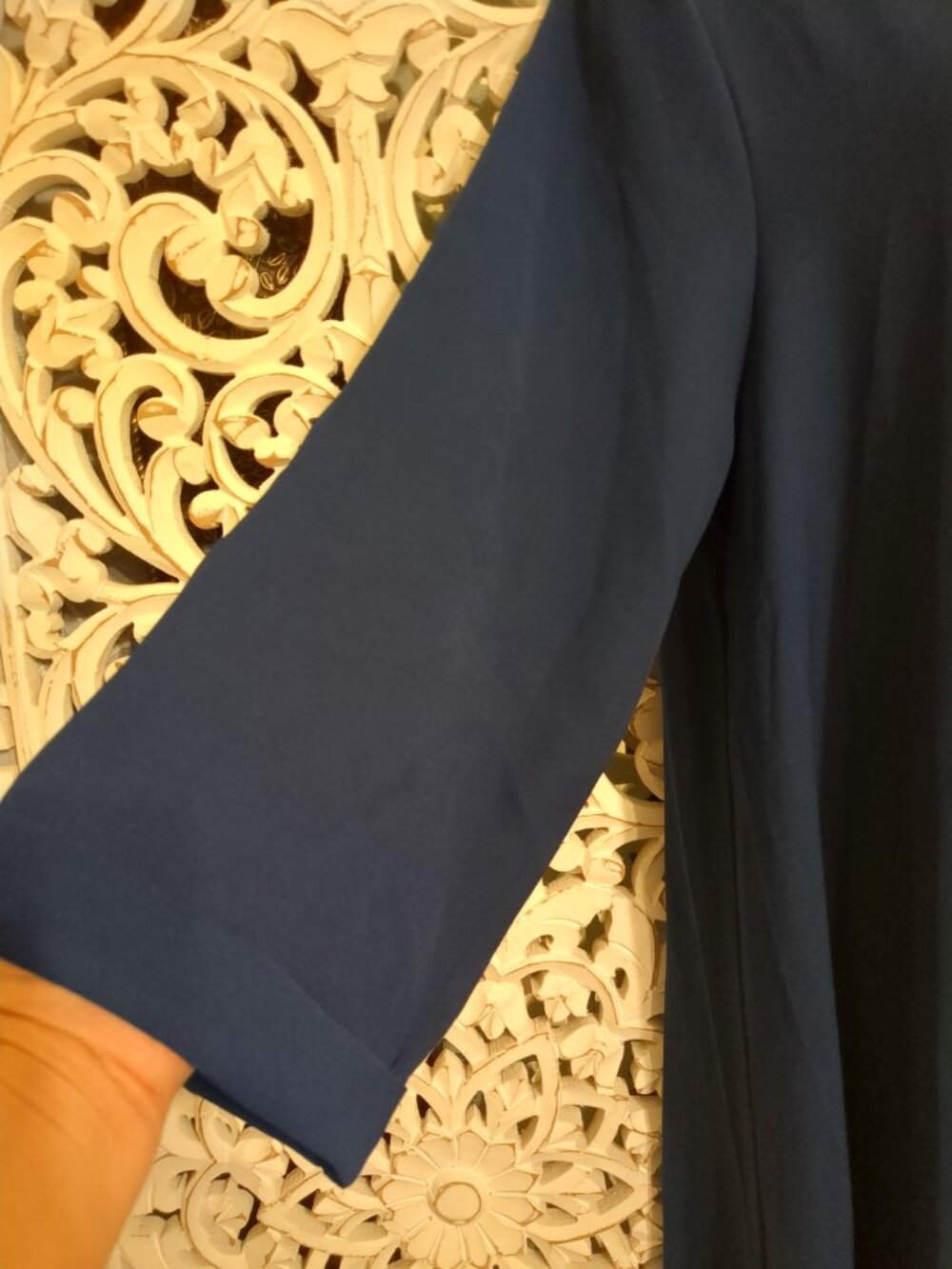 π’πβππ’ P2P 22" Navy Maxi Dress with Decorative Nautical Print Panel - Picture 6 of 12